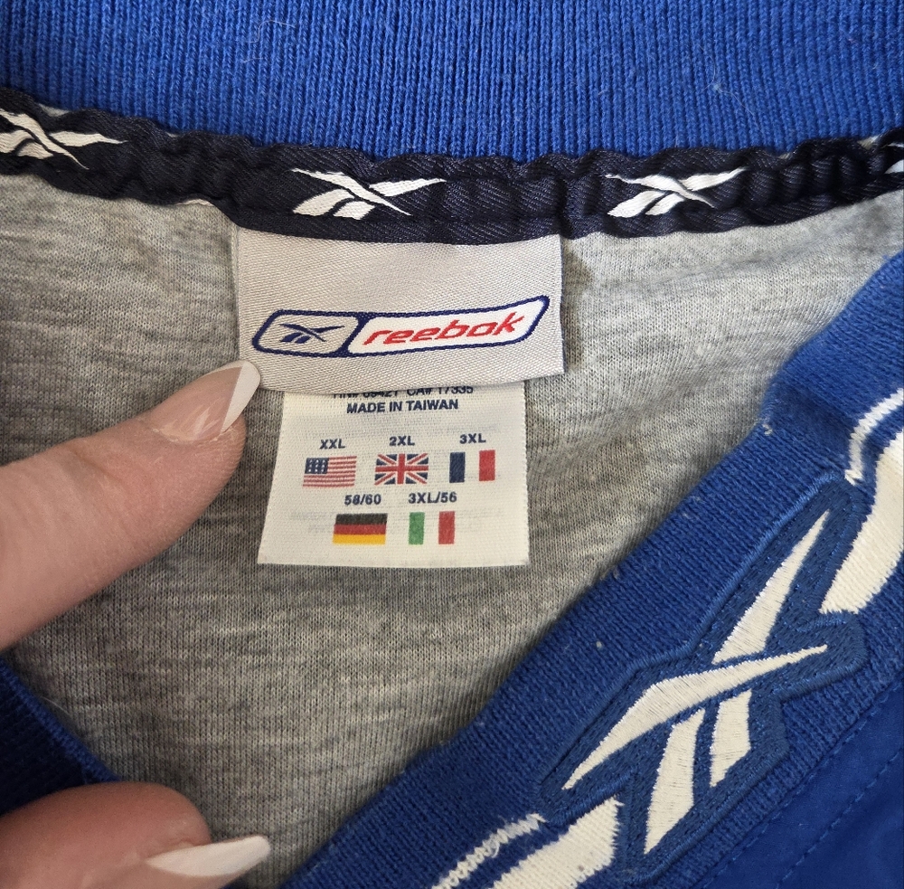 VTG Reebok Scotish‎ Royal Rugby Rampant Lion Windbreaker Pullover, Lined XXL - Picture 7 of 14